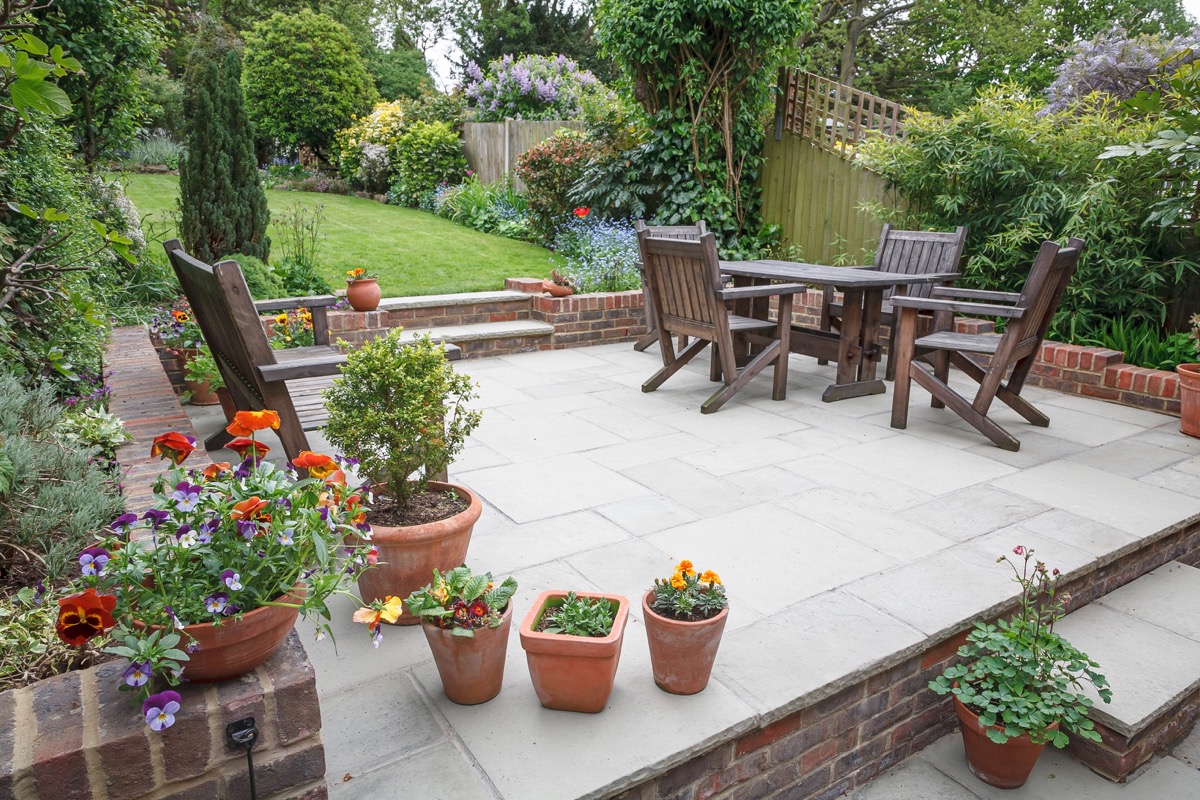 Paver patio installed at a Baltimore County home